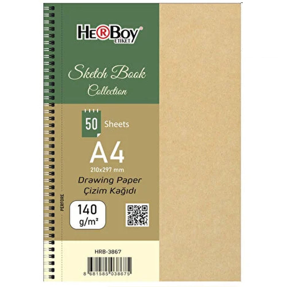 Herboy A4 140 Gr 50 YP Sketchbook Collection