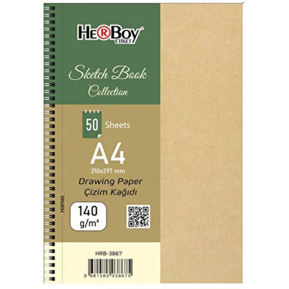 Herboy A4 140 Gr 50 YP Sketchbook Collection
