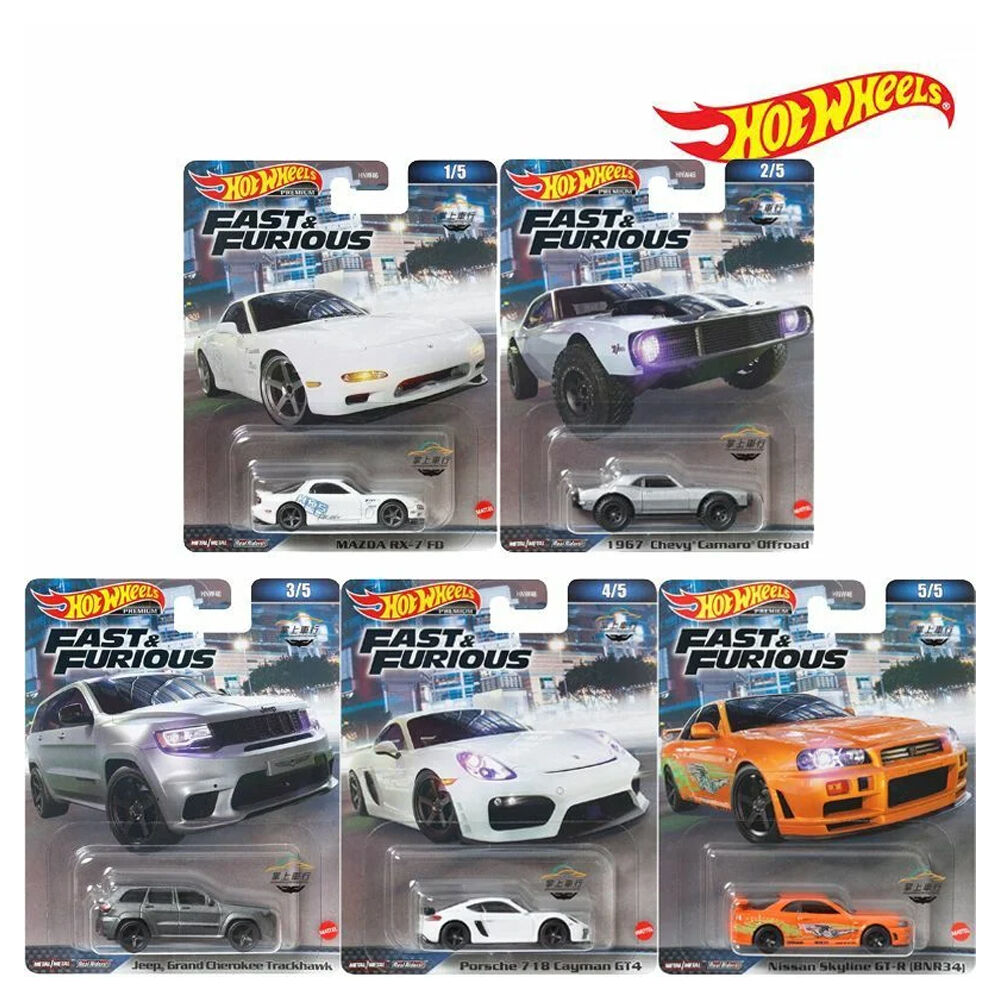 Hot Wheels Fast & Furıous Premium Arabalar MTL-HNW46