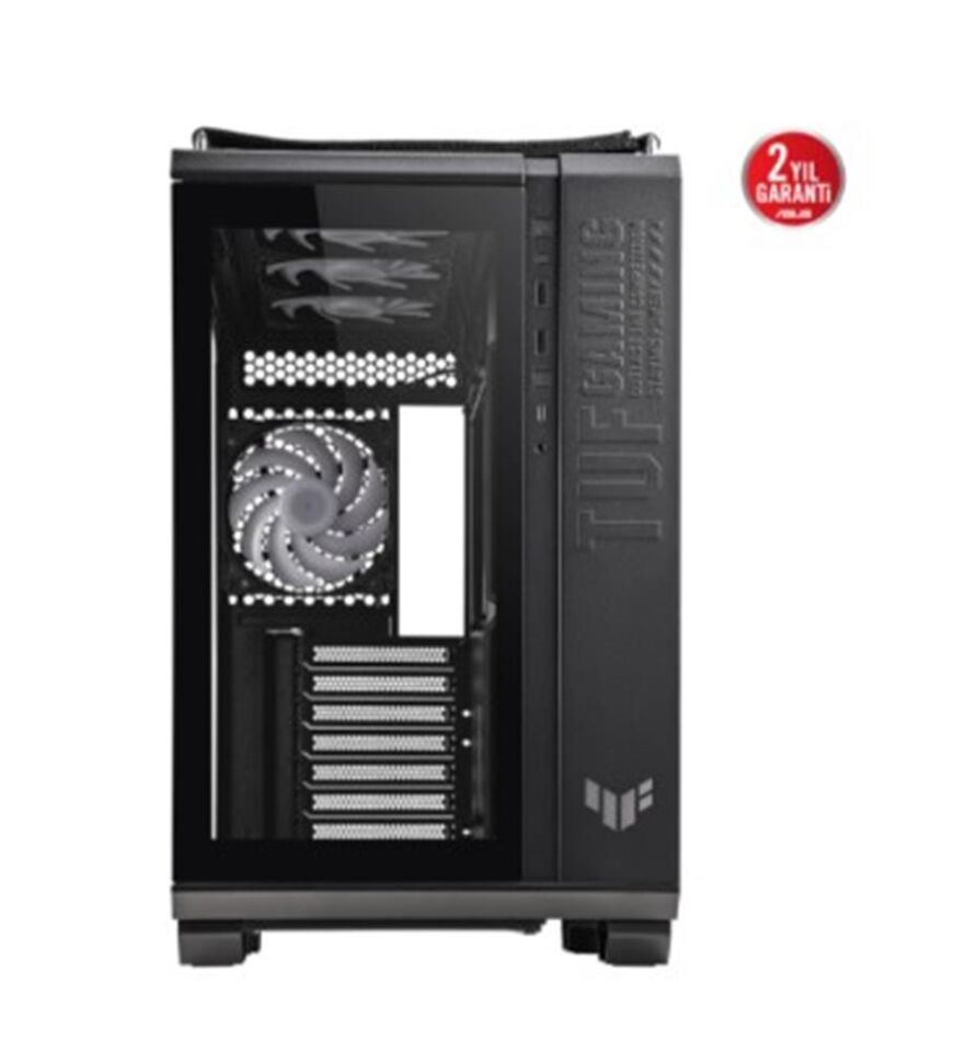 ASUS TUF Gaming GT502 Plus Panaromik Temperli Cam USB 3.2 ATX Siyah Gaming Kasa 