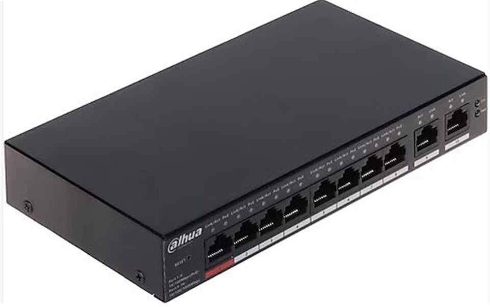 Dahua CS4010-8ET-60 8FE PoE Port (60W) 2GE Uplink Cloud Managed Desktop Switch