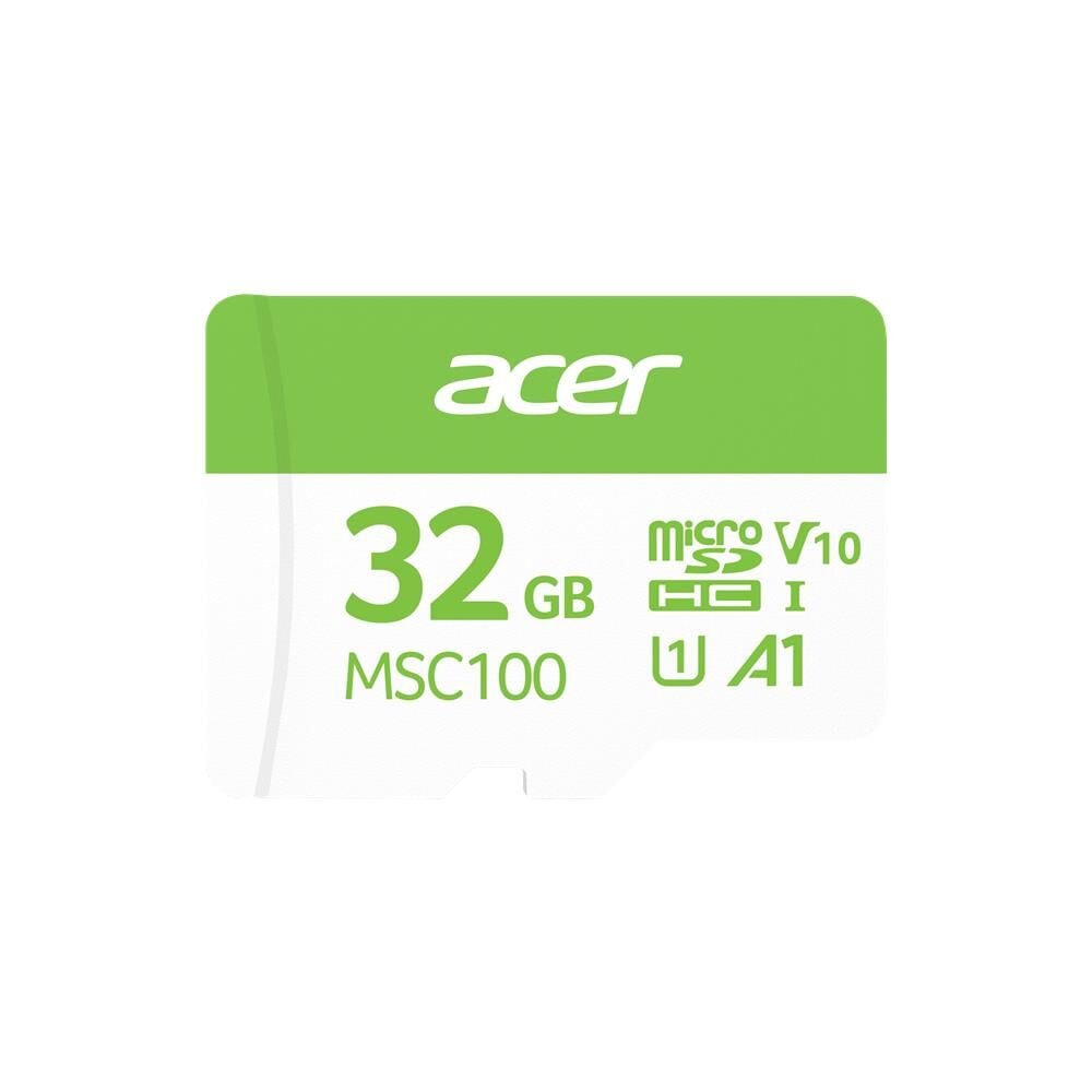 Acer MSC100 32GB microSD U1 V10 A1 Aksiyon Kamera & Güvenlik Kamerası Uyumlu