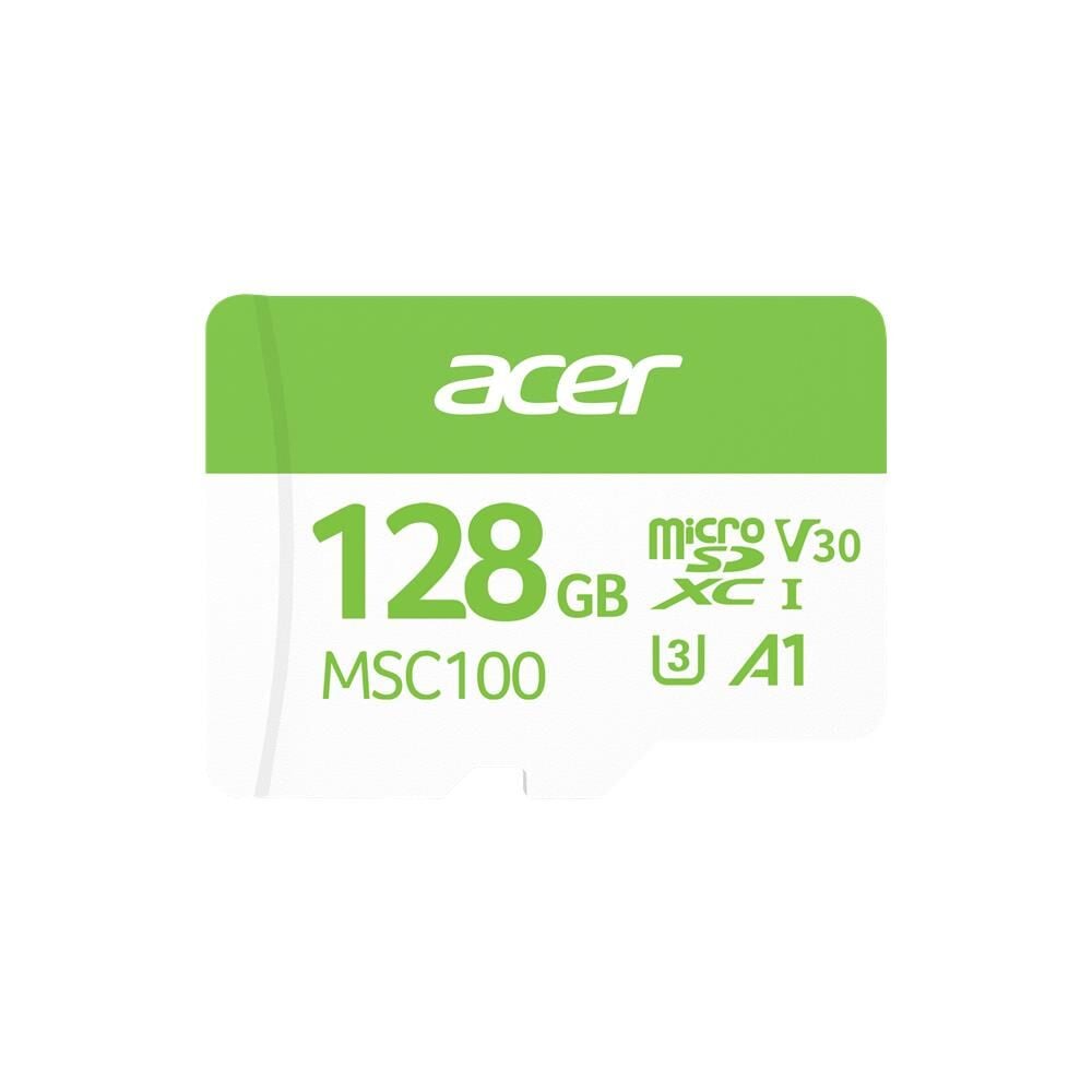 Acer MSC100 128GB microSD U3 V30 A1 Aksiyon Kamera & Güvenlik Kamerası Uyumlu