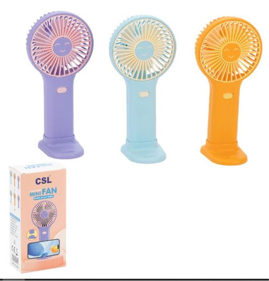 CSL CS-39 Şarjlı Mini Fan Mavi