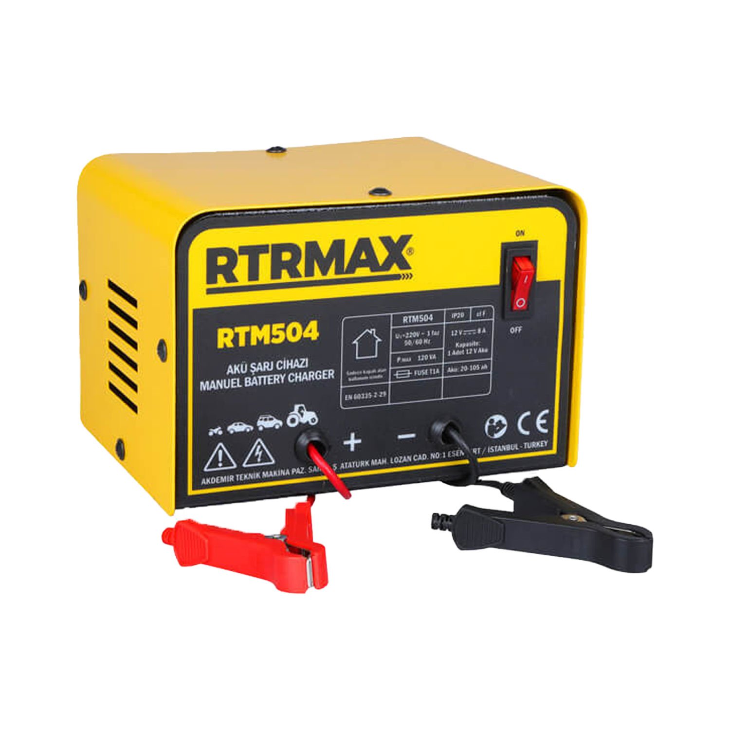 RtrMax RTM504 Akü Şarj Cihazı