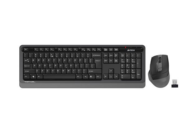 A4 Tech Fg10335 2.4G Gri Q Fn-Mm Klv+Optik Mouse Set