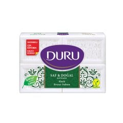 Duru Saf & Doğal Kaynaklı Klasik 4 Adet Beyaz Kalıp Sabun 600Gr