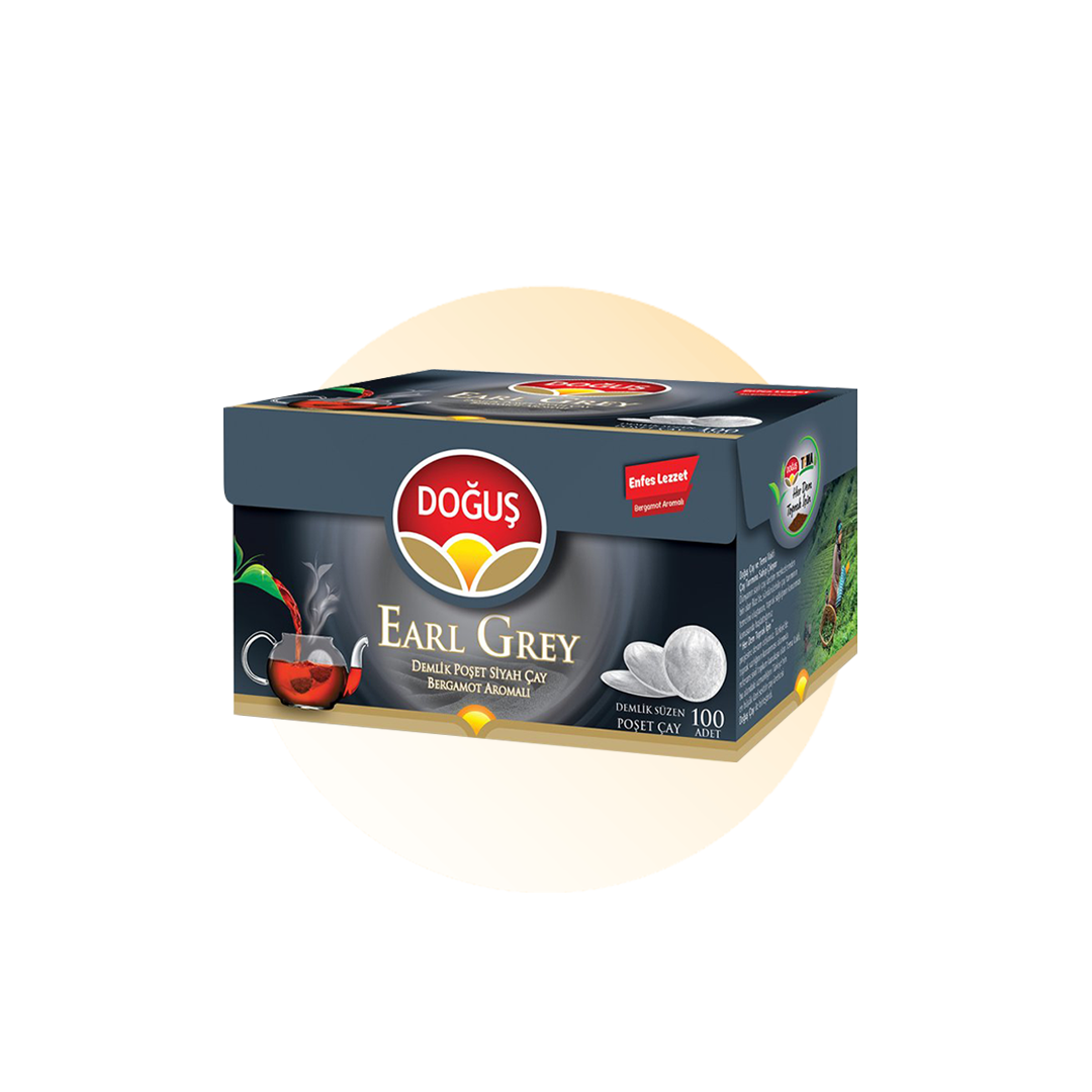 Doğuş Earl Grey 100'lü Demlik Poşet Çay