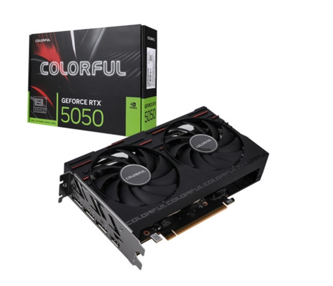 Colorful GeForce RTX5050 Gaming Duo 8GB-V Siyah AEAE1CLF0045 Ekran Kartı