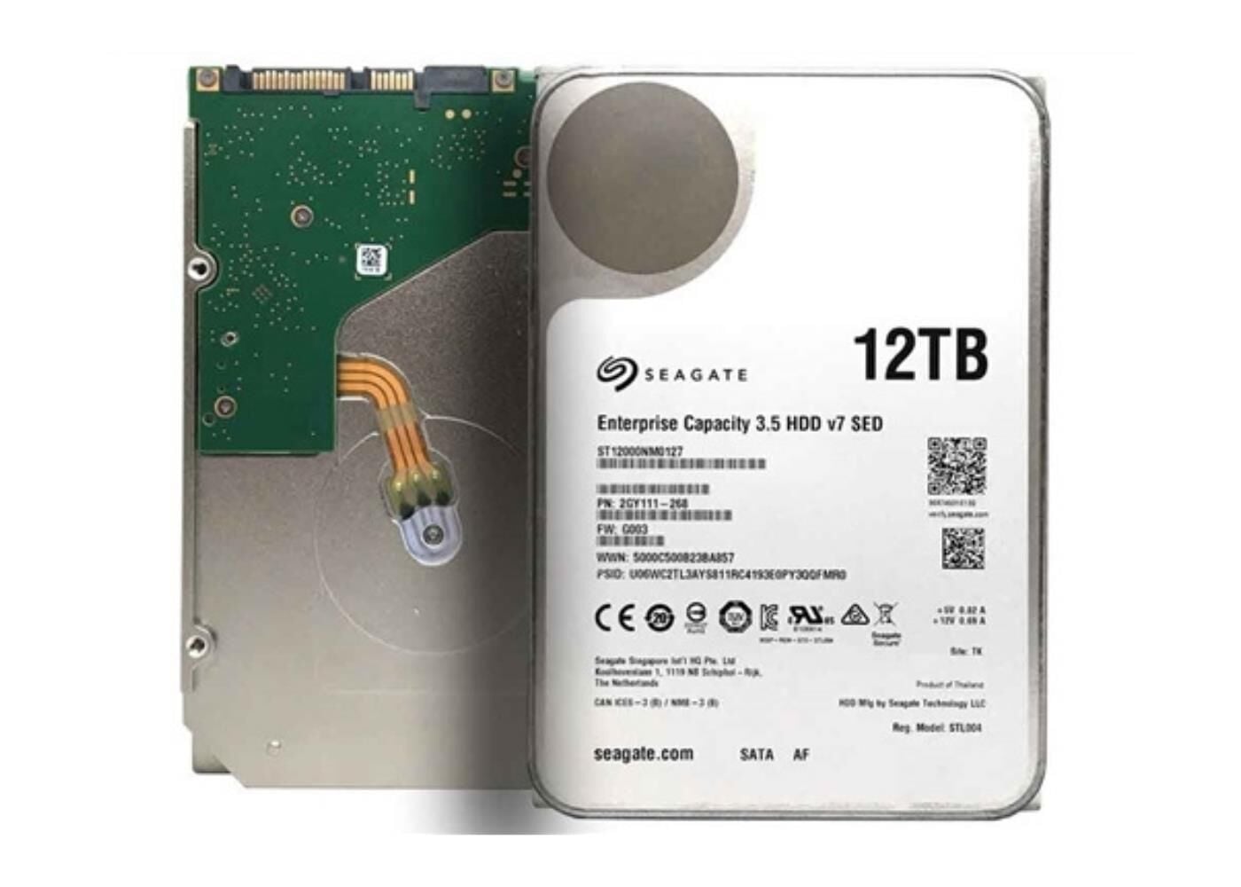 Seagate 12TB ST12000NM0127 SkyHawk 3.5'' 7200RPM 256MB SATA 3 7-24 Harddisk (İthalat)