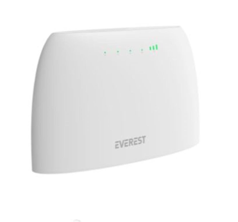 Everest EWR-4G03 300Mbps 2.4GHz Wifi 1xWan 1xLan 1xSIM Card 4G LTE Wireless Router