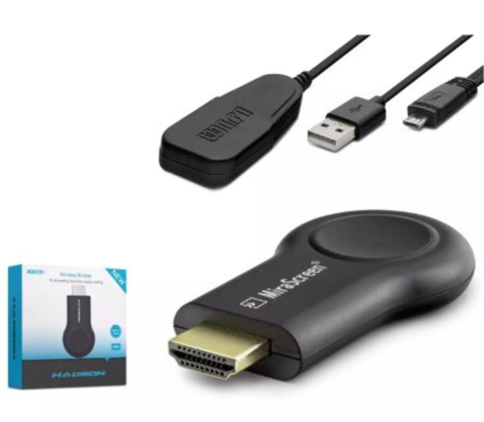 HADRON HDX2351 HDMI Kablosuz Görüntü Aktarım Cihazı Display Android - iOS - Windows - macOS - Siyah