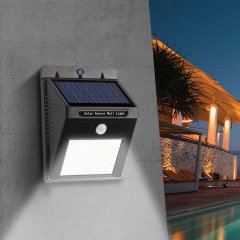 Cata CT-7330 15W 6400K Beyaz Solar Bahçe Duvar Apliği