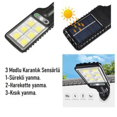 Panther CL-180-6 Solar Sensörlü Sokak Lambası