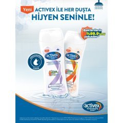 Activex Antibakteriyel Duş Jeli Hassas 450ml
