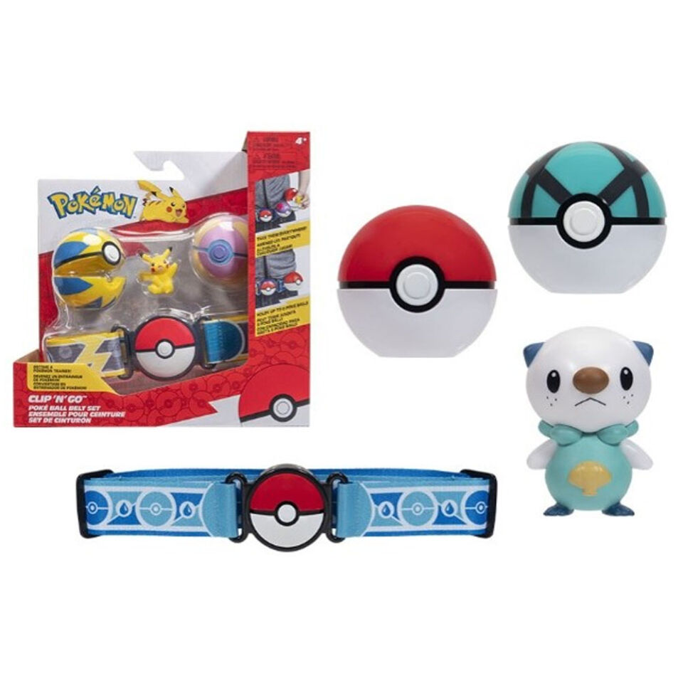 Pokemon Clip N Go Pokeball Kemer Ve Figür Seti Aso Neco-pok/95283-c