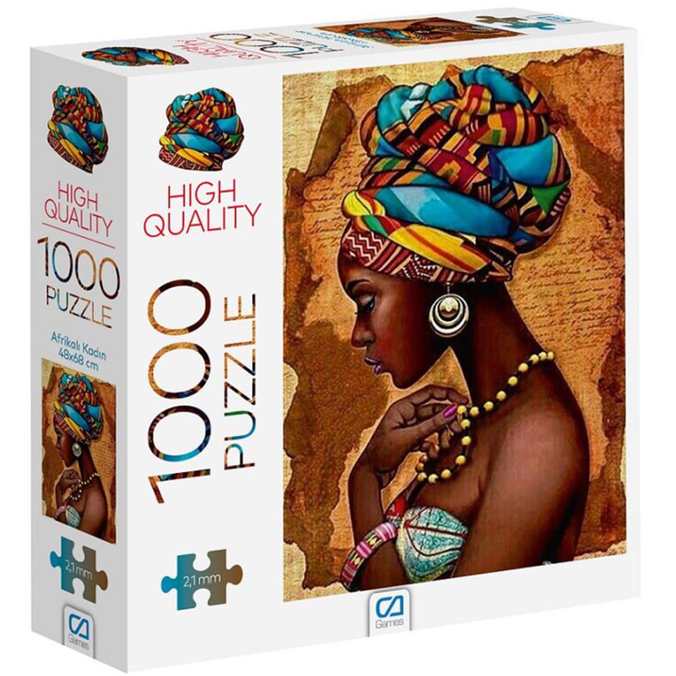 Ca Puzzle 1000 ParçaAfrikalı Kadın 7041