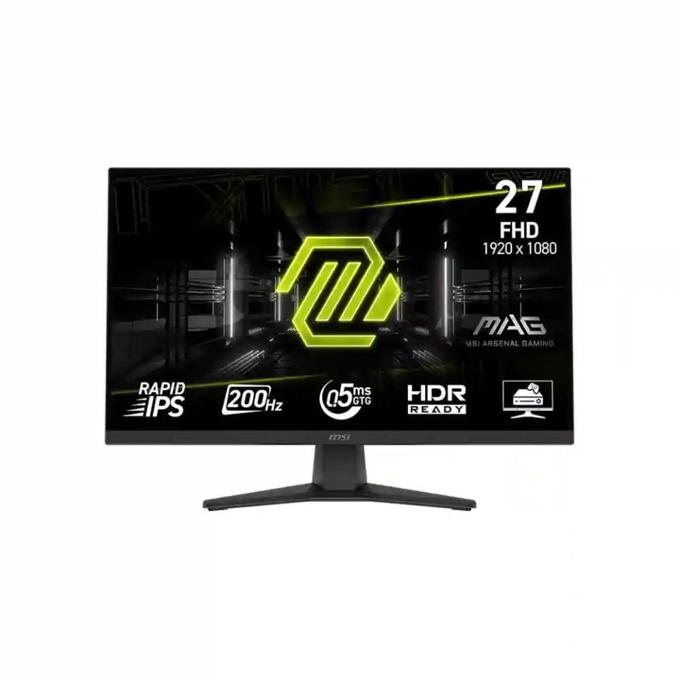 Msi 27'' MAG 272F 1920x1080 FHD 200Hz 0.5ms HDMI DP FreeSync Premium IPS Gaming Monitör