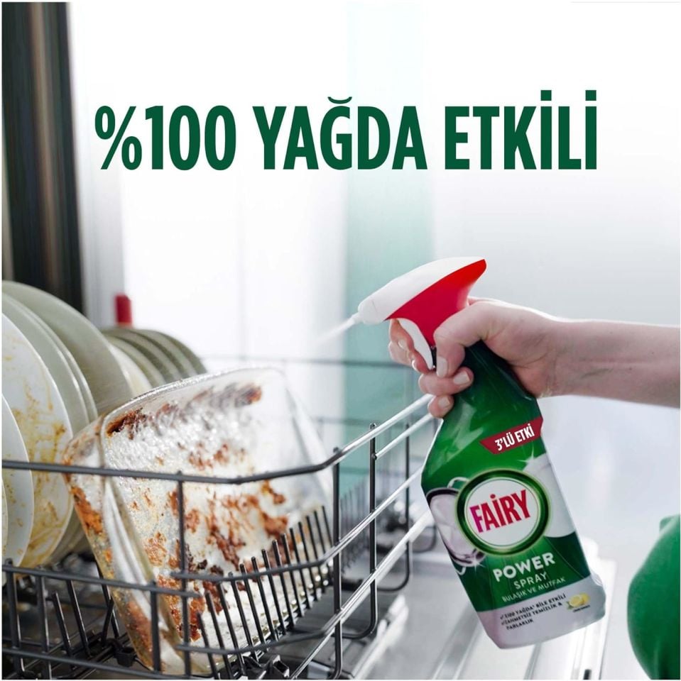 Fairy Power Sprey 3’ü 1 Arada Bulaşık Ve Mutfak 500 Ml