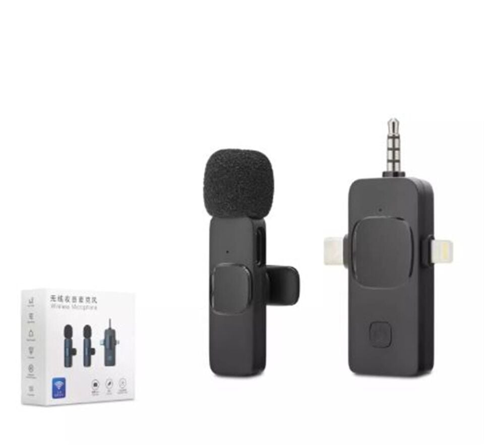 Hadron HDX2781 Kablosuz Yaka Mikrofon 3in1 (Tak ve Konuş 20 Metre Erişilebilir Resepsiyon)