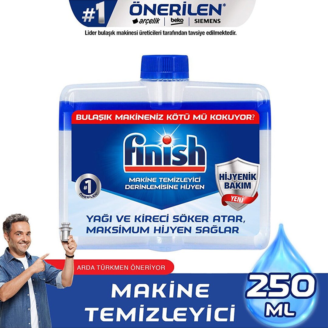 Finish Bulaşık Makinesi Temizleyici Sıvı 250 ml
