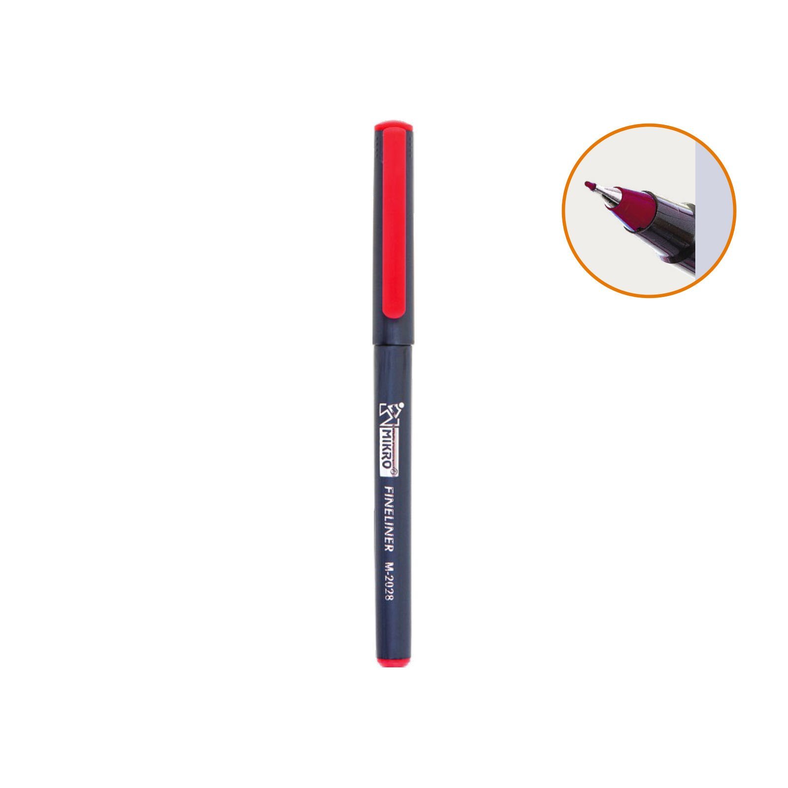 Mikro M-2028 Fineliner Keçeli Kalem Kırmızı