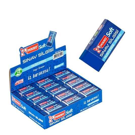 Mikro Soft 2B-30SS Sınav Silgisi