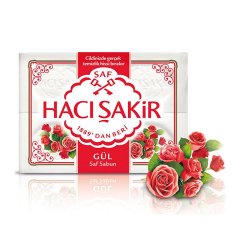 Hacı Şakir Gül Saf Kalıp Sabun 4x150 Gr