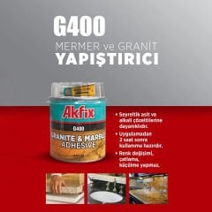 Akfix G400 Mermer Ve Granit Yapıştırıcı 500 Gr