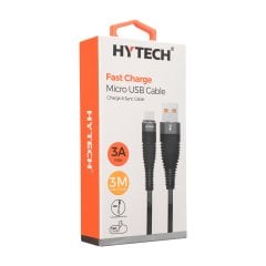 Hytech HY-X2253M 3A Micro Usb 3m Gri Data + Sarj Kablosu