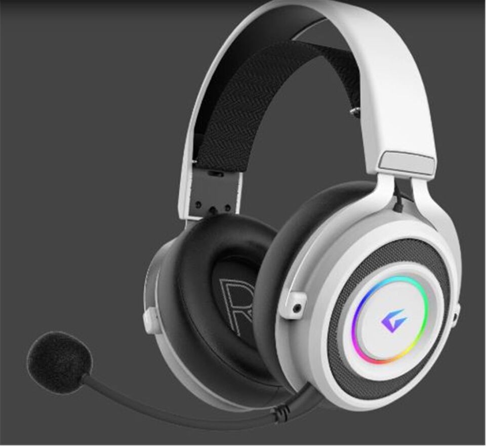 Gameagle GE2010 Step Hunter S1 RGB  Kablosuz Mikrofonlu Oyuncu Kulaklığı Beyaz