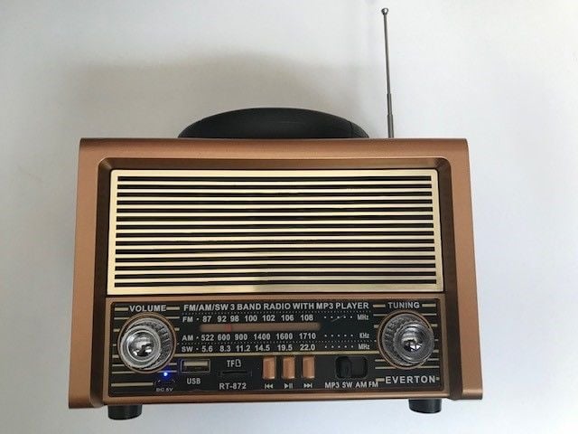 Everton Rt-872bt Bluetooth Fm-Usb-Tf Card- Nostaljik Radyo Bluetooth Şarjlı
