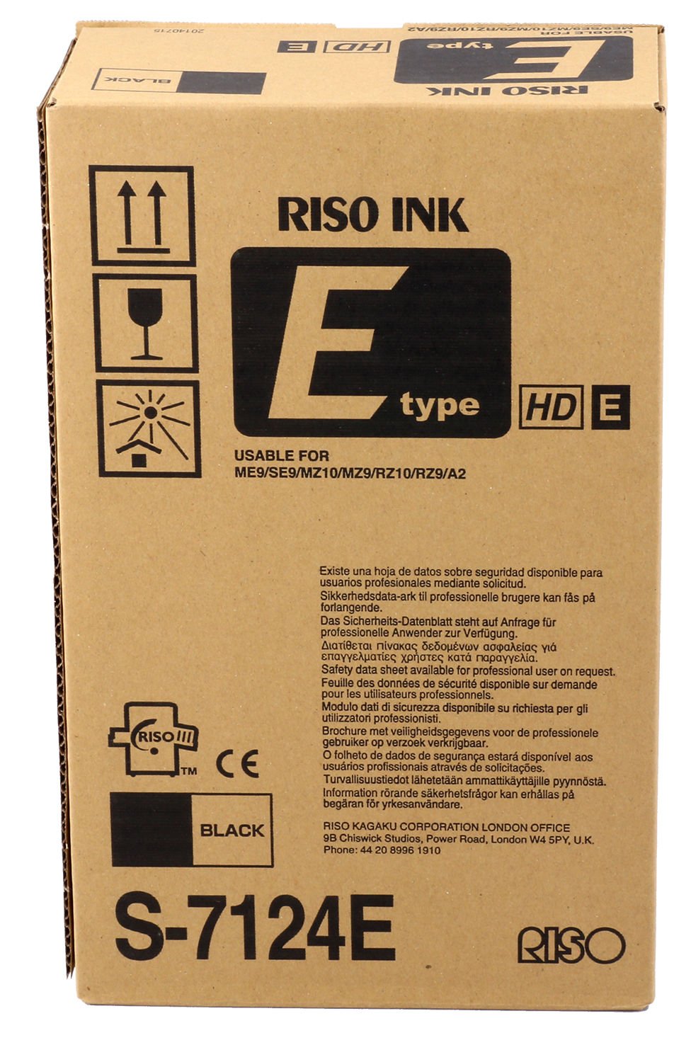 Riso S-6870 S-7124 RZ 970-6870 SF-9390 Orjinal Mürekkep E type HD Z type HD 4841