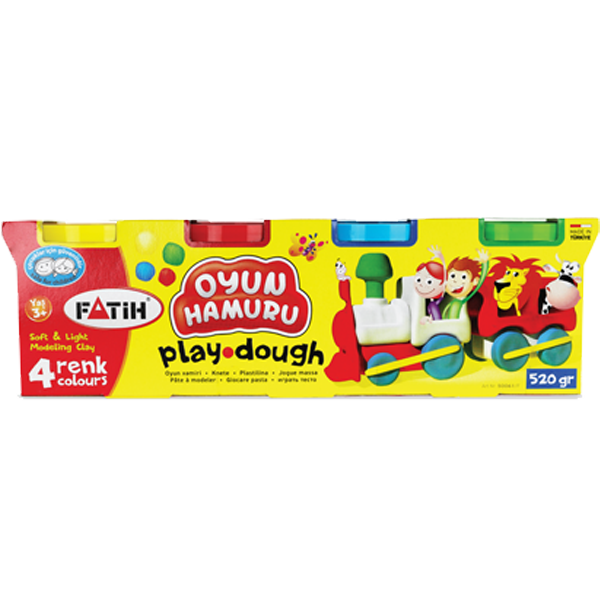 Fatih Oyun Hamuru 520 GR 4 Renk 50061