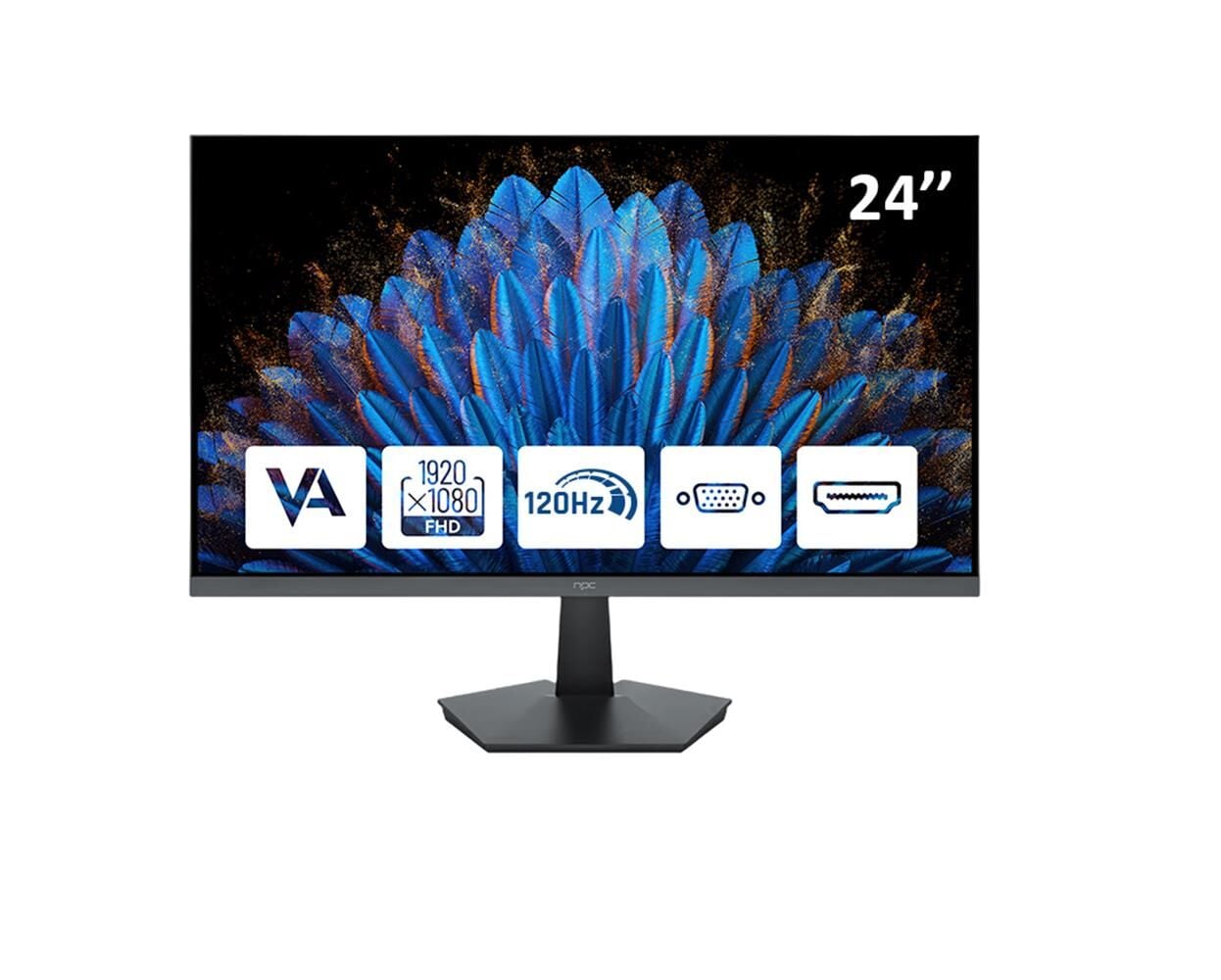 NPC 23.8'' MF2408-A 120Hz 5ms IPS FHD Hdmi+Vga Gaming Monitör
