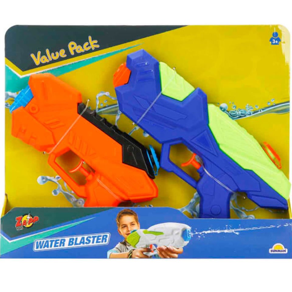 Sunman Oyuncak Zapp Su Tabancası 2Li 20-24Cm.120Ml