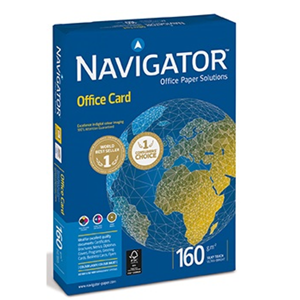 Navigator Gramajlı Fotokopi Kağıdı Office Card 250 Lİ A4 160 GR Beyaz