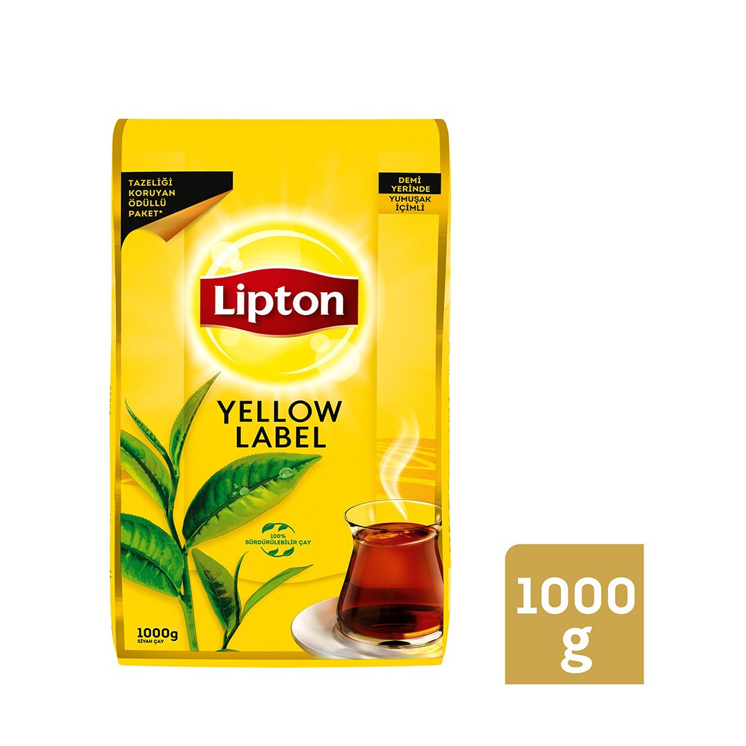 Lipton Yellow Label Dökme Siyah Çay 1000 Gr
