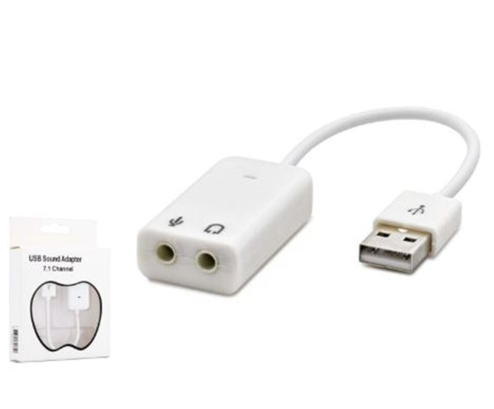 HADRON HDX5263 USB Harici Ses Kartı 7.1 Beyaz