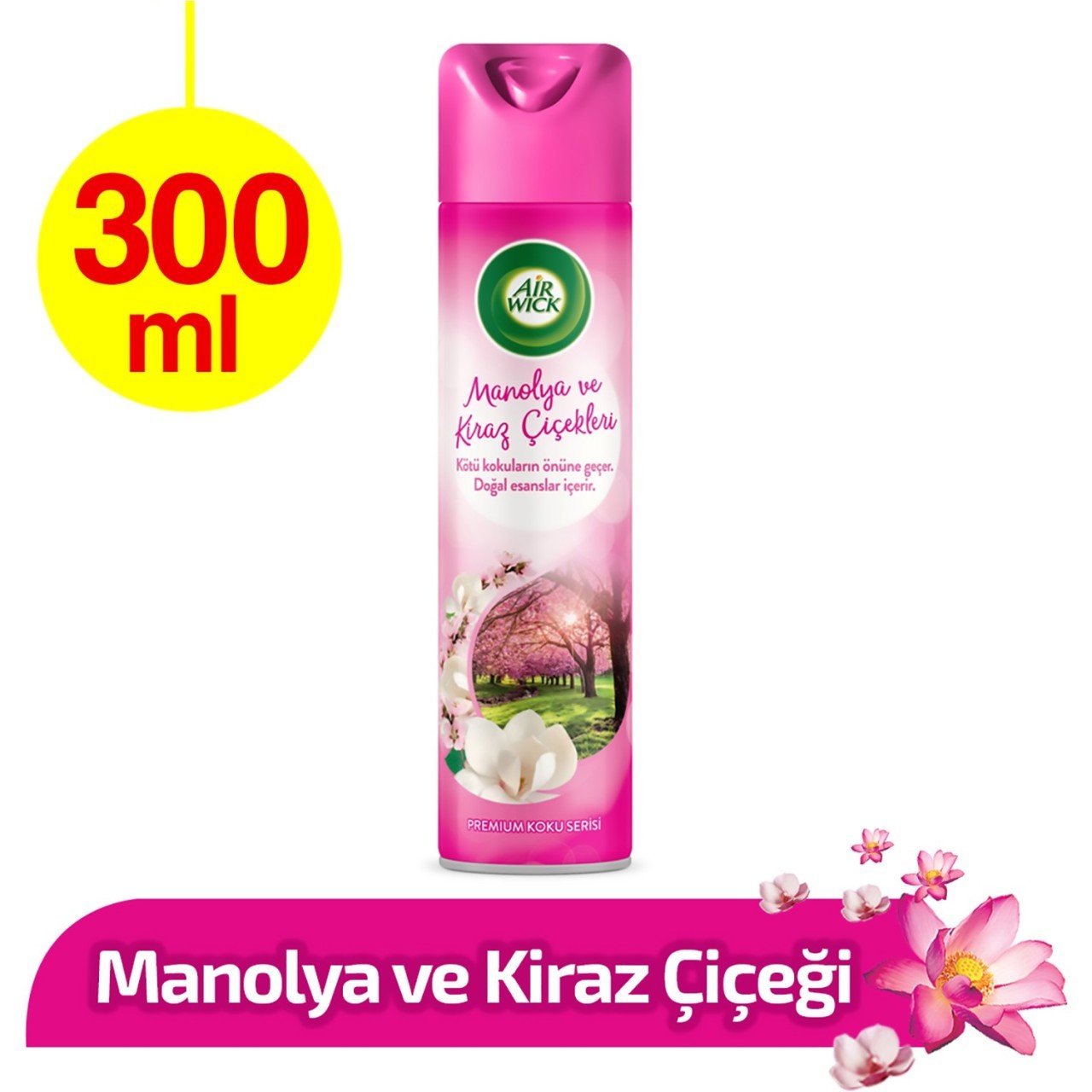 Air Wick Aerosol Manolya ve Kiraz Çiçekleri 300 ML