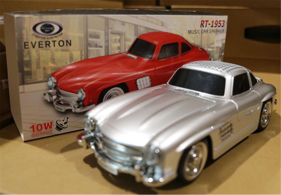 EVERTON RT-1953  Silver Gri  Arabalı  Bluetooth Fm-Usb-Tf-Aux Şarjlı Nostaljik Radyo