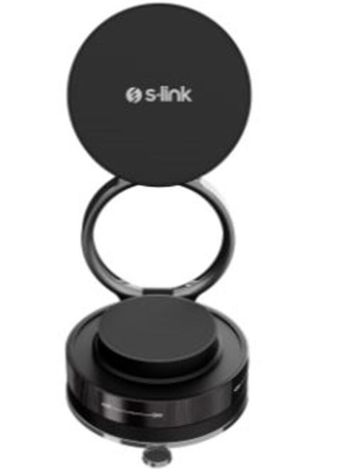 S-link SL-AT44 Magsafe Vakumlu Telefon Tutucu Siyah