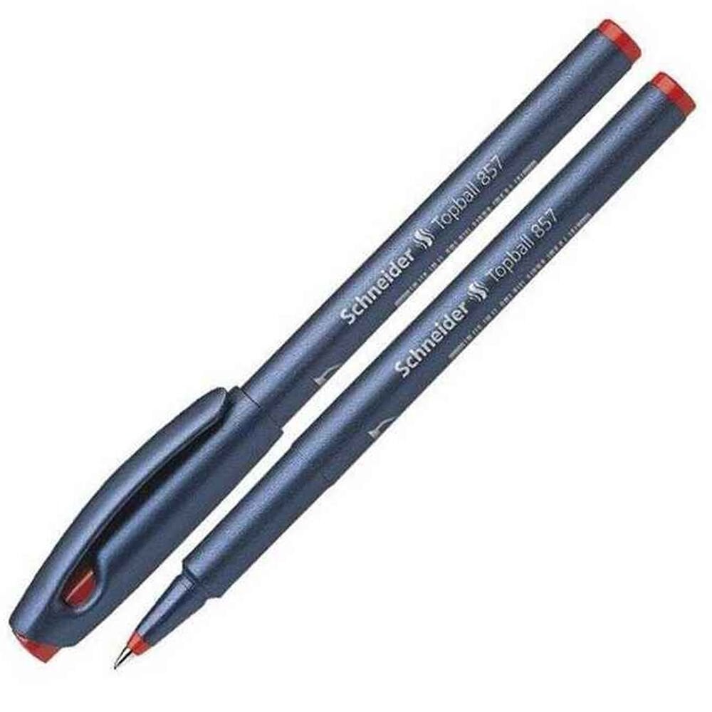 Schneider Roller Kalem Topball Bilye Uç 0.6 MM Kırmızı 857