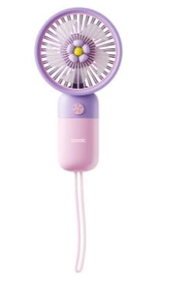 Asonic AFN24 Mor 250mAh Elde Taşınabilir Masaüstü Usb Fan