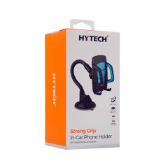 HYTECH HY-XH20 Vantuz + Braketi 360 Derece Siyah-Mavi Telefon Tutucu
