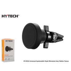 HYTECH HY-XH15 Universal Ayarlanabilir Siyah Mıknatıslı Araç Telefon Tutucu