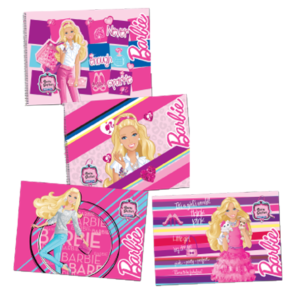 Gıpta Resim Defteri Spiralli 15 YP 35x50 Barbie 5453