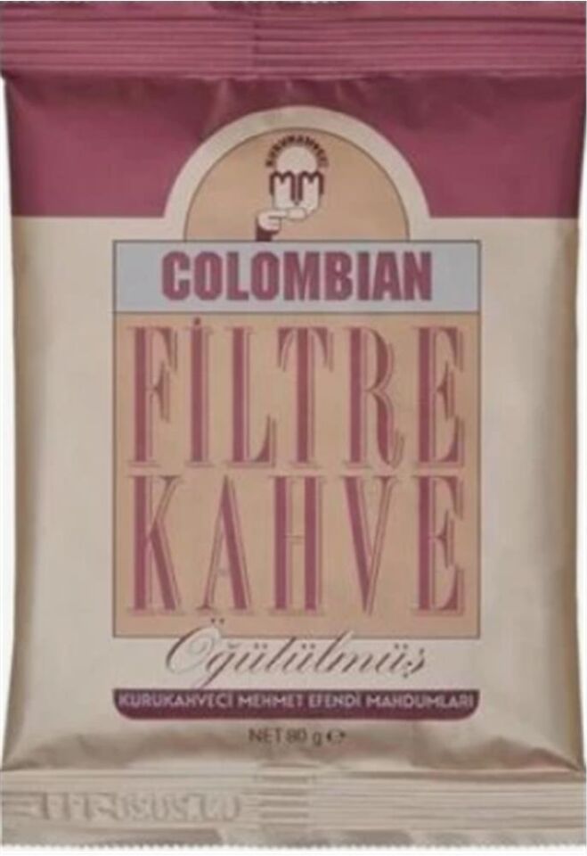 Mehmet Efendi 80gr Colombıan Filtre  (Öğütülmüş)