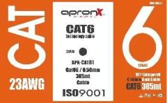 Apronx Cat6 23AWG 305Mt Outdoor 0,50mm Turuncu Utp Kablo
