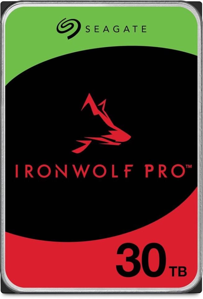 Seagate 30Tb IronWolf Pro ST30000NT011 NAS 3,5'' 7200 512 MB SATA 6 GB-S (Koyuncu Distribitör Ürünü)